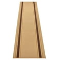 thumbnail image 1 of Custom Size Runner Rug Skid Resistant Backing Bordered Rug Runner Solid Border Beige Color Cut to Size Roll Runner Rugs By Feet Customize in USA Facility, 1 of 5