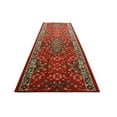 thumbnail image 1 of Extra-Long Low Pile Runner Rug Skid Resistant Backing Rug Runner Orient and Floral Red Cut to Size Roll Runner Rugs - 40 Feet x 36 Inch, 1 of 7