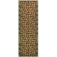thumbnail image 1 of Custom Size Runner Rug Skid Resistant Backing Pick Your Own Size Rug Runner Pet Paw Teal Blue Color Animal Design Cut to Size Roll Runner Rugs By Feet Customize in USA Facility, 1 of 6