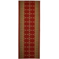 thumbnail image 1 of Custom Size Runner Rug Skid Resistant Backing Pick Your Own Size Rug Runner Red Southwestern Kilim Design Cut to Size Roll Runner Rug By Feet Customize in USA Facility, 1 of 8