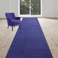 thumbnail image 1 of Custom Size Runner Rug Skid Resistant Backing Rug Runner Solid Navy Blue Color Cut to Size Roll Runner Rugs (15 Feet x 36 Inch), 1 of 8