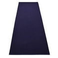 thumbnail image 1 of Custom Size Runner Rug Skid Resistant Backing Rug Runner Solid Navy Blue Color Cut to Size Roll Runner Rugs By Feet Customize in USA Facility, 1 of 3
