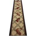 thumbnail image 1 of Custom Size Runner Rug Skid Resistant Pick Your Own Size Runner Rug Country Rooster Design Beige Cut to Size Roll Rug Runners by Feet Customize in USA Facility, 1 of 9