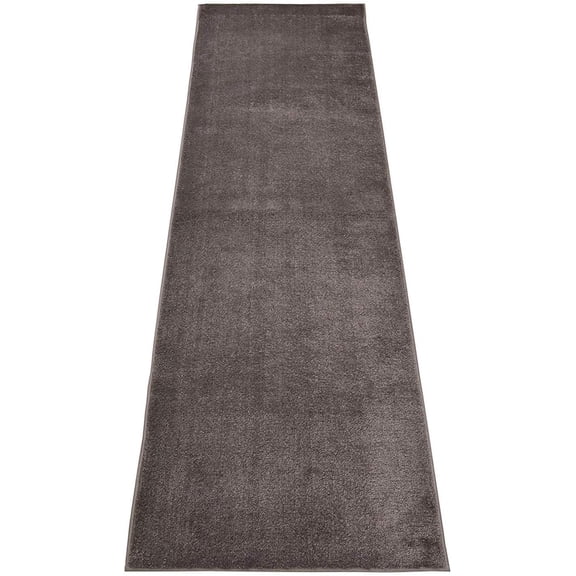 Extra-Long Soft Pile Runner Rug Skid Resistant Backing Rug Runner Solid Colors Cut to Size Roll Runner Rugs - 7 Feet x 36 Inch