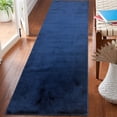 thumbnail image 1 of Extra-Long Soft Pile Runner Rug Skid Resistant Backing Rug Runner Solid Colors Cut to Size Roll Runner Rugs - 8 Feet x 26 Inch, 1 of 7