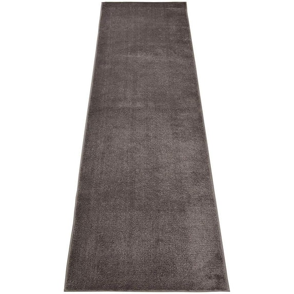 Extra-Long Soft Pile Runner Rug Skid Resistant Backing Rug Runner Solid Colors Cut to Size Roll Runner Rugs - 42 Feet x 26 Inch