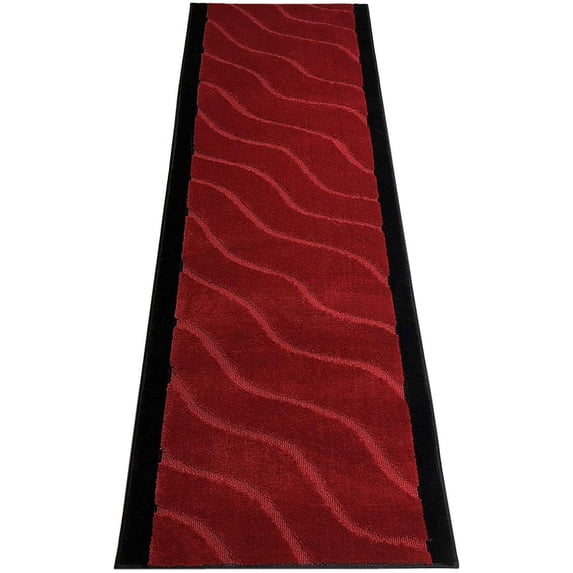 Custom Size Runner Rug Wave Design Runner 26 Inch Wide Pick Your Own Size