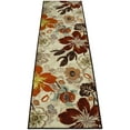 thumbnail image 1 of Extra-Long Low Pile Runner Rug Skid Resistant Backing Rug Runner Big Flower Design Cut to Size Roll Runner Rugs - 8 Feet x 32 Inch, 1 of 7