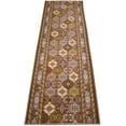 thumbnail image 1 of Extra-Long Low Pile Runner Rug Skid Resistant Backing Rug Runner Traditional Geometric Design Cut to Size Roll Runner Rugs - 35 Feet x 36 Inch, 1 of 8