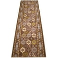 thumbnail image 1 of Extra-Long Low Pile Runner Rug Skid Resistant Backing Rug Runner Traditional Geometric Design Cut to Size Roll Runner Rugs - 26 Feet x 26 Inch, 1 of 8