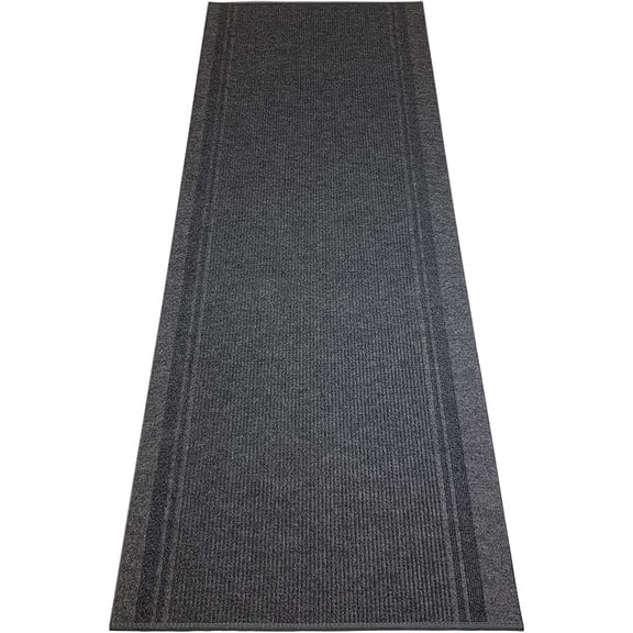 Extra-Long Heavy Duty Runner Rug Skid Resistant Backing Rug Runner Ridged Cut to Size Roll Runner Rugs - 38 Feet x 36 Inch