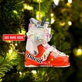 thumbnail image 1 of Custom Ski Ornament Skiing Christmas Ornaments Ski Christmas Tree Ornaments Ski Christmas Ornament Skier Ornaments for Christmas Tree 2025 Skiing Ornament (OSK2) - 3357 (Red), 1 of 6