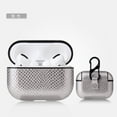 thumbnail image 1 of Custom Sleeve for Apple for airpods Bluetooth Wireless Earpphone PU Leather Case Cover for Air Pod Funda Cover Box (serpentine silver,For airpods pro), 1 of 7