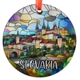 thumbnail image 1 of Custom Slovakia Ornament |Faux |Unique Europe Souvenir |Vacation Travel Gift | Holiday Anniversary|Christmas Decor, Holiday Keepsake, Xmas Tree Hanging Decoration, Seasonal Gift Id, 1 of 5