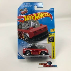 Custom Small Block #131 * RED * 2021 Hot Wheels Case F * WF8