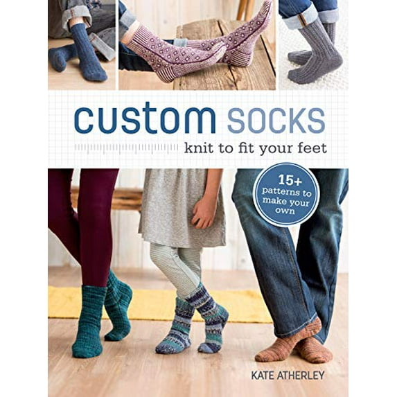 Pre-Owned Custom Socks: Knit to Fit Your Feet, 9781620337752, 1620337754, Paperback, Illustrated edition