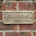 Engraved Signsa Custom Solid Brass House Sign, Personalized Engraved Name Plate, Family ...