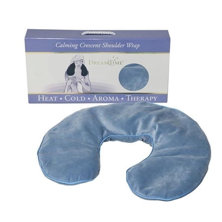 Custom Solutions DreamTime Calming Crescent Shoulder Wrap, Blue Velvet
