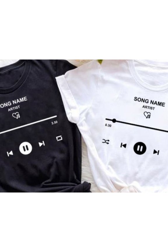 Custom Song Name ShirtCustom Artist Name TShirtPersonalized Song Name TeeBirthday Gift Fav