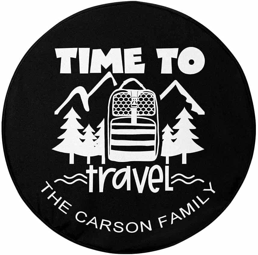 Custom Spare Tire Covers Name Personalized Wheel Protectors Waterproof