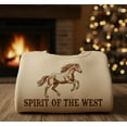 thumbnail image 1 of Custom Spirit of the West Embroidered Sweatshirt, Western Horse Pullover for Cowgirl Lovers, Rustic Country Style Gift, 1 of 4