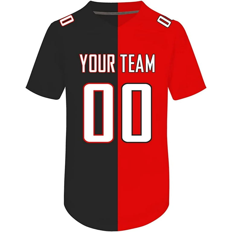 Custom half and half soccer jerseys store