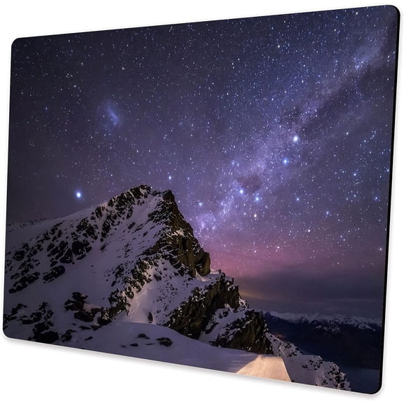 Custom Square Night Starry Mouse Pad, Unique Design Anti-Slip Rubber Base for Desktop and Laptop
