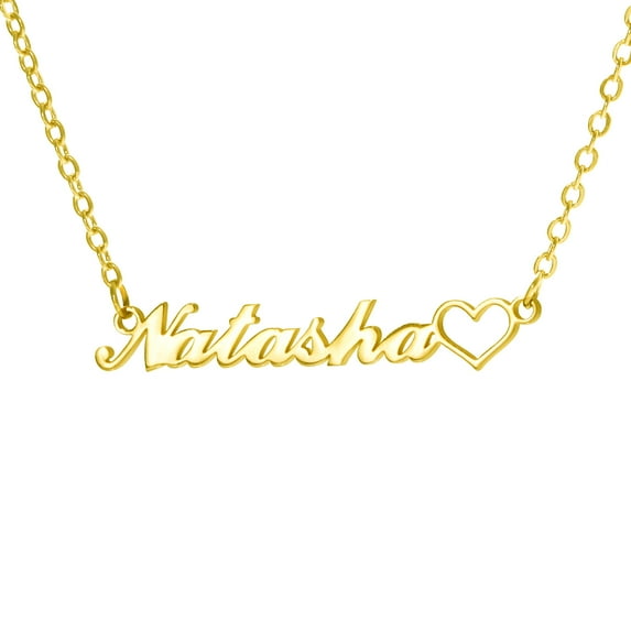 Custom Stainless Steel Heart Pendant Necklace Gold Chain Personalized Name Necklaces Jewelry Necklaces for Women