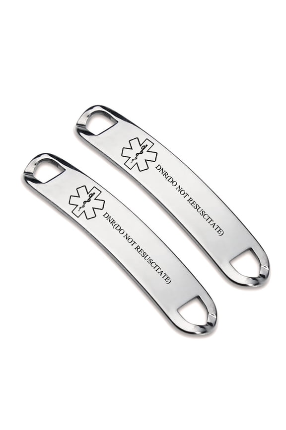 Custom Stainless Steel ID Tag for Medical Jewelry,Personalized Medical Shoe ID Tags,Name SOS ICE Emergency Customized Medical Alert Tags Fitness Running Shoes Tag for Teen Adult Runners