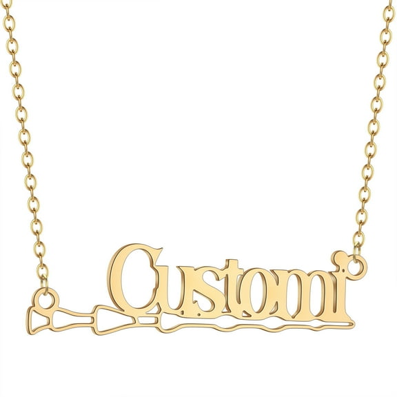 Custom Stainless Steel Name Necklace For Women Men Personalized Nameplate Jewelry Letters Pendant Chain Choker Gift