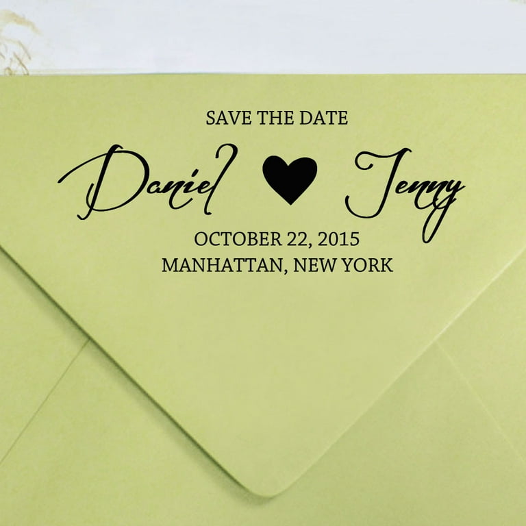 Personalized Stamps for Wedding Invitations