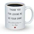 thumbnail image 1 of Custom Stepmom Gifts, Mothers Day Gifts From Step Daughter, Bonus Mom Gift From Son, Mother's Day Coffee Mugs For Step Mom, Thank You for Loving Me As Your Own Mug, Second Mom Birthday Gift, 1 of 4