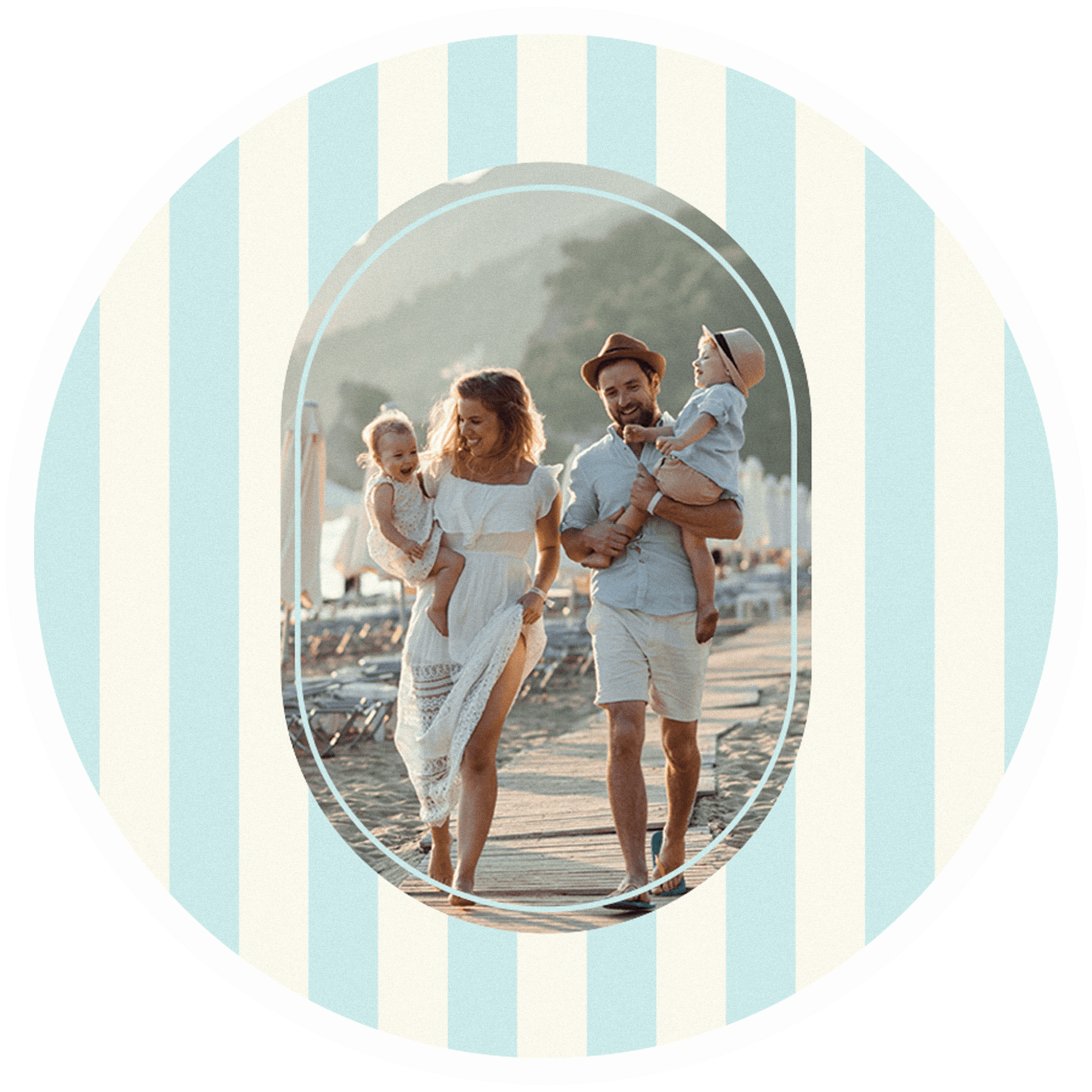 Custom Stickers, Round