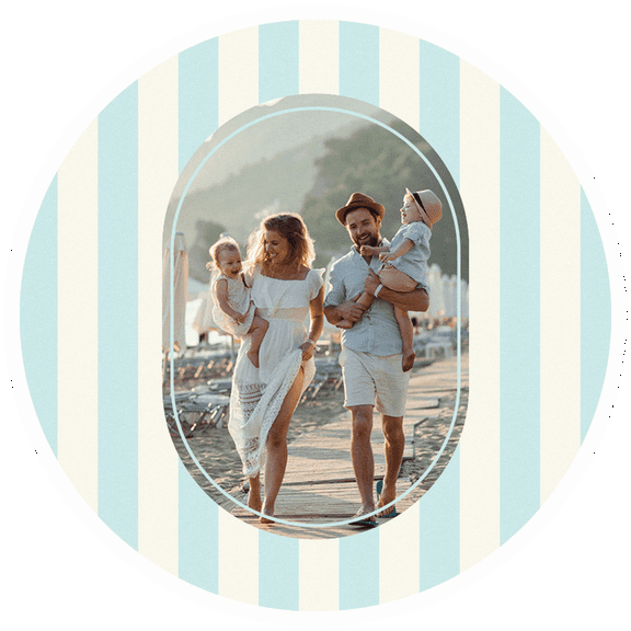 Custom Stickers, Round