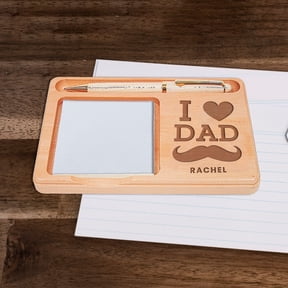 Custom Sticky Note and Pen Holder | Custom Father's Day Gift | Father's Day | Custom Gift for Dad | Sticky Note Holder | Pen Holder