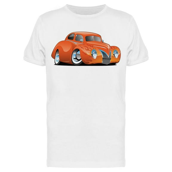 Custom Street Rod Car Cartoon    T-Shirt Men -Image by Shutterstock, Male Large