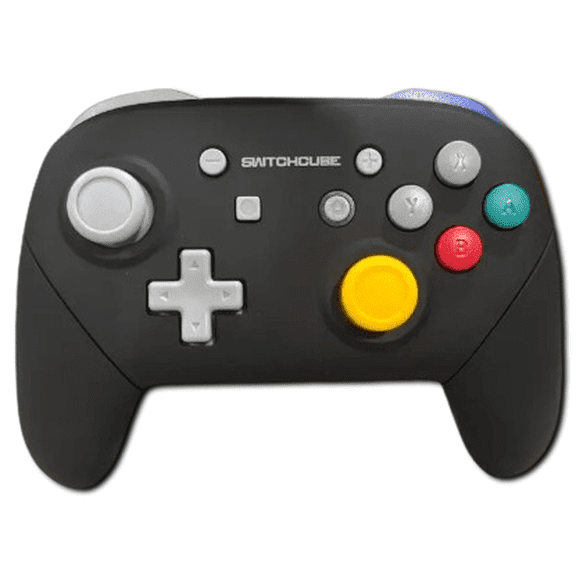Custom "SwitchCube" Retro Inspired Black Nintendo Switch Pro Controller
