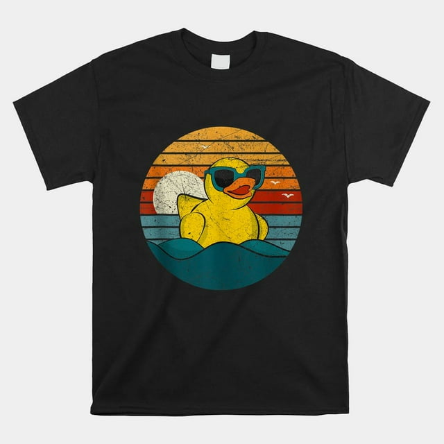 Custom TShirt Beautiful, Cute Yellow Duck Bath Toy Rubber Duckling