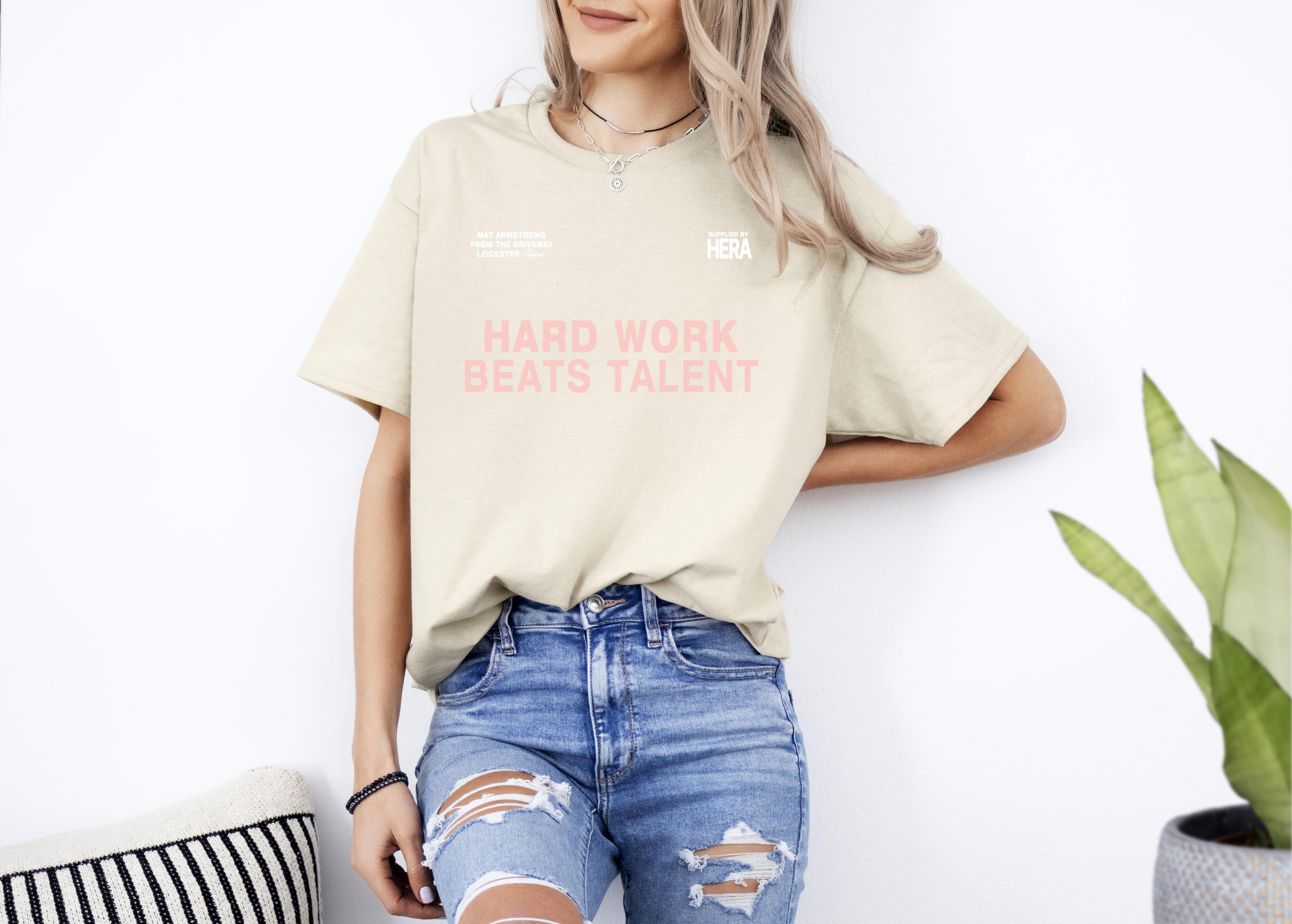 Custom TShirt Beautiful, Official Matt Armstrong Hard Work Beats