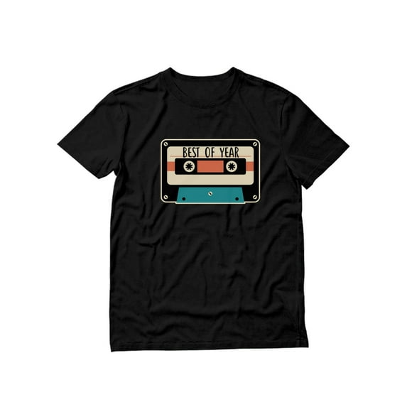 Custom T Shirt for Men Birthday Gifts for Men Best of Mixtape Retro T-Shirt XXXXX-Large Black