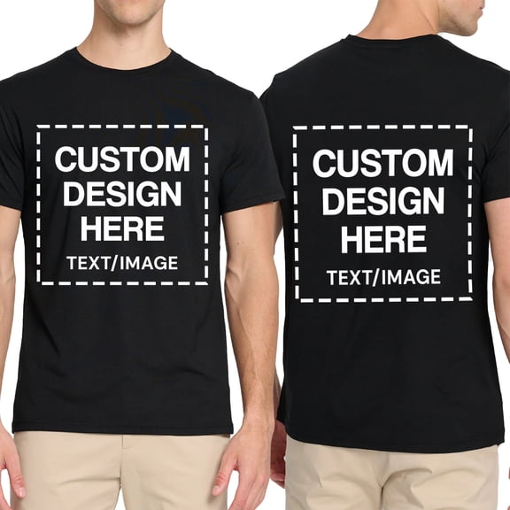 Custom T-Shirts for Men Women, Custom Tees Shirt Design Your Own, Personalized Photo/Text T-Shirt