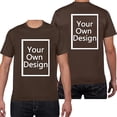 thumbnail image 1 of Custom T Shirts for Men/Women Design Your Own Shirt Add Text/Image/Logo Personalized Cotton Tee Printed Photo Front/Back, 1 of 12