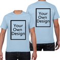thumbnail image 1 of Custom T Shirts for Men/Women Design Your Own Shirt Add Text/Image/Logo Personalized Cotton Tee Printed Photo Front/Back, 1 of 12