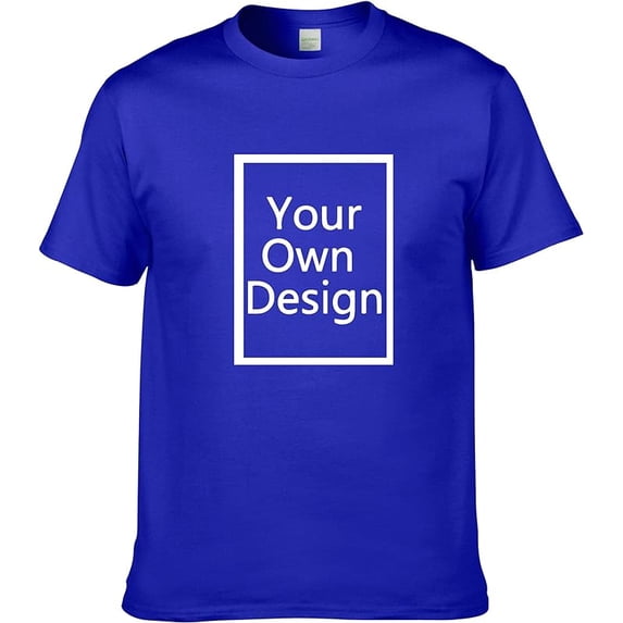 Custom T Shirts for Men/Women Design Your Own Shirt Add Text/Image/Logo Personalized Cotton Tee Printed Photo Front/Back