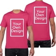 thumbnail image 1 of Custom T Shirts for Men/Women Design Your Own Shirt Add Text/Image/Logo Personalized Cotton Tee Printed Photo Front/Back, 1 of 12