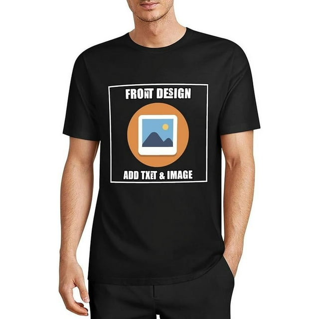 Custom T Shirts for Men Women Gifts Design Your Own Customized Shirt