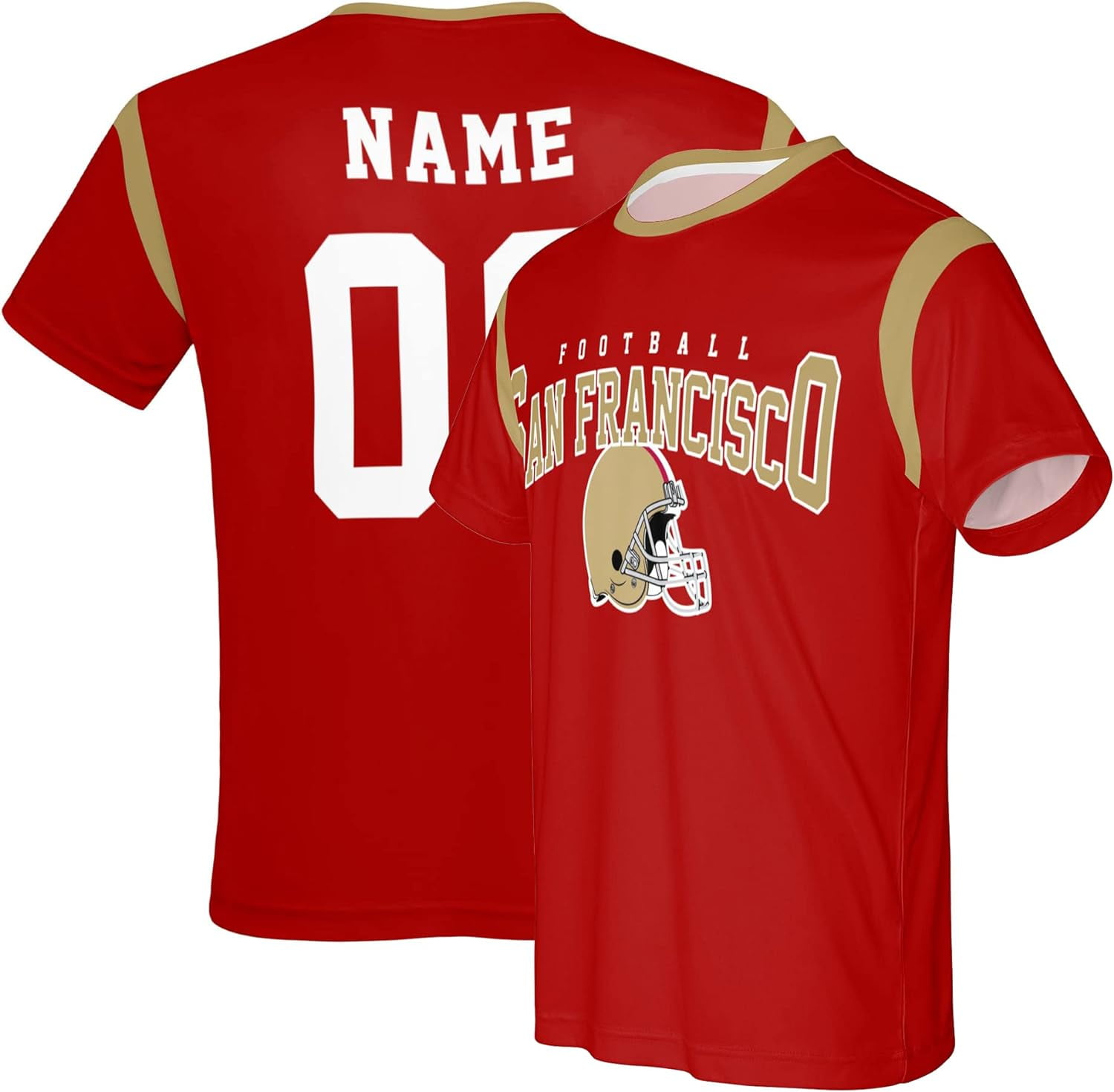 Custom T Shirts for Men Women Kids Personalized Sports Fan Jersey Customized Name Number Gifts
