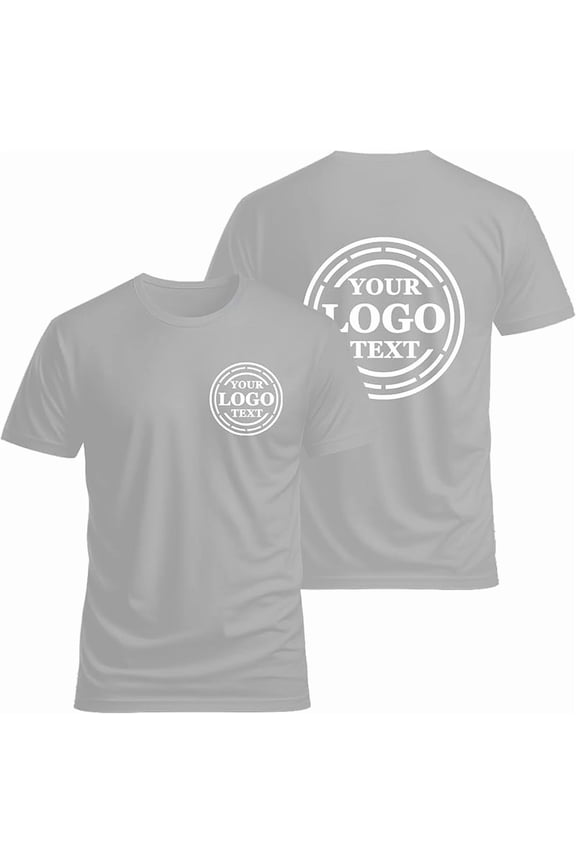 Custom T Shirts for Men Women Personalized Tshirts Design with Your Text Logo Photo Cotton T-Shirts Front/Back