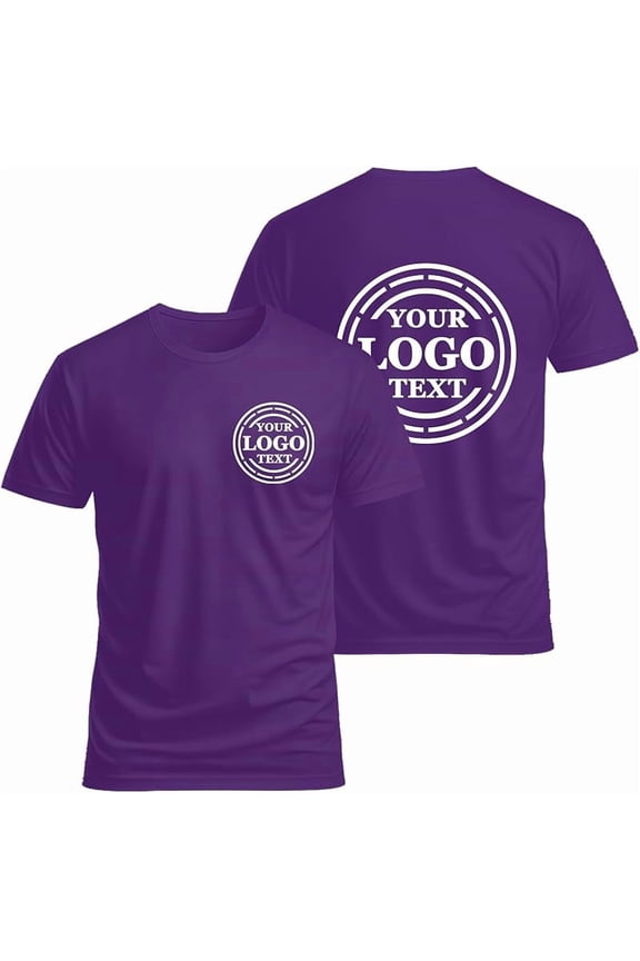 Custom T Shirts for Men Women Personalized Tshirts Design with Your Text Logo Photo Cotton T-Shirts Front/Back