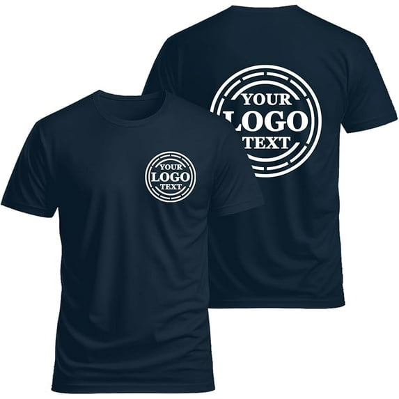 Custom T Shirts for Men Women Personalized Tshirts Design with Your Text Logo Photo Cotton T-Shirts Front/Back